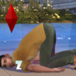 Sims 4 - Bob Pancakes is passed out sleeping on the sidwalk