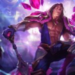 New Taric art, shirtless Fabio-type