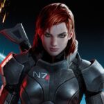 Commander Shepard in Mass Effect 3.